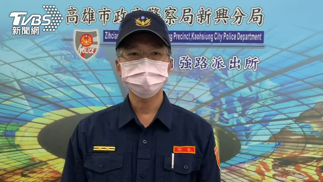 自強所所長潘煜烽說明案情。（圖／警方提供）