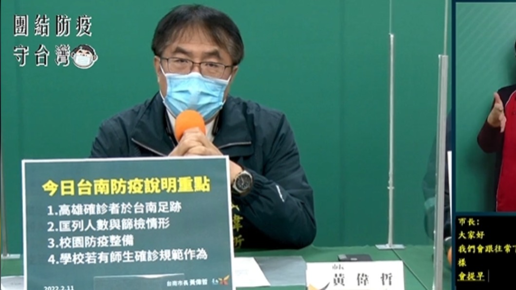 曾任台南冬令營國小隊輔 確診女高中生病毒量高