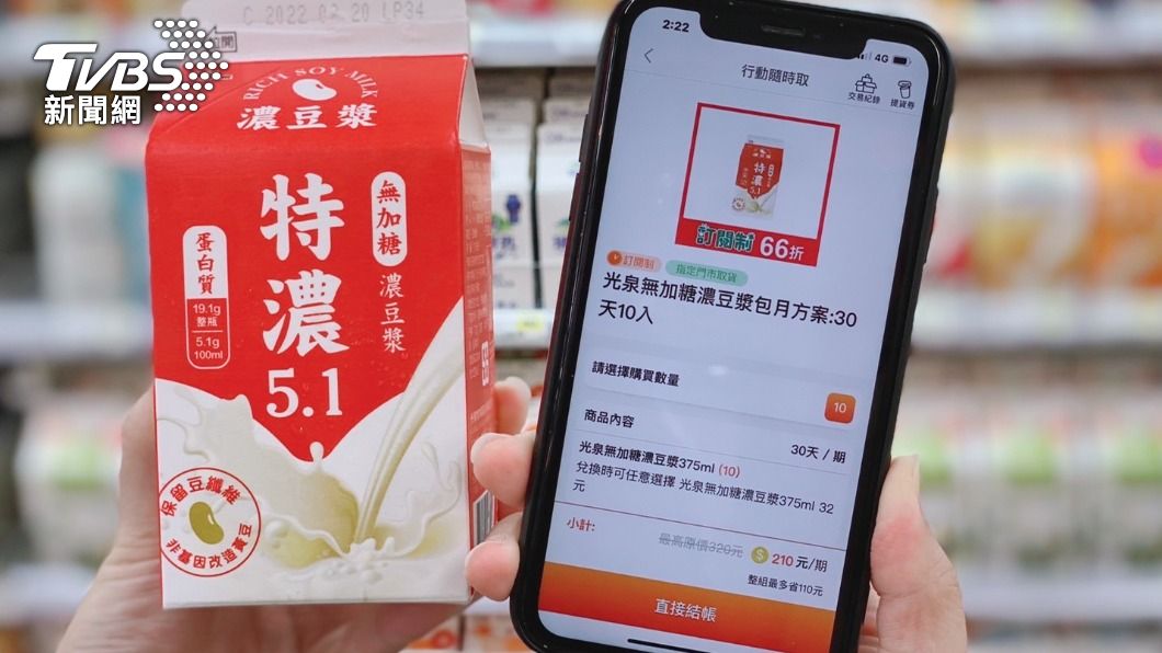 超商推出商品包月購買方案。（圖／業者提供）