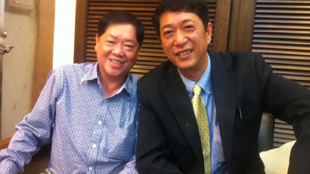 三立董事長林崑海(左)前立委林國慶(右)(圖/翻攝自林國慶臉書)