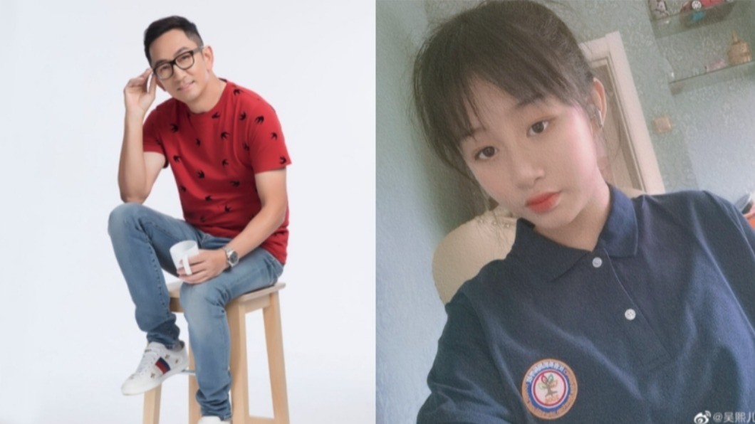 網友認為小豬豬遺傳了爸爸吳啟華的良好基因。(圖/翻攝自吳啟華、吳熙兒微博)