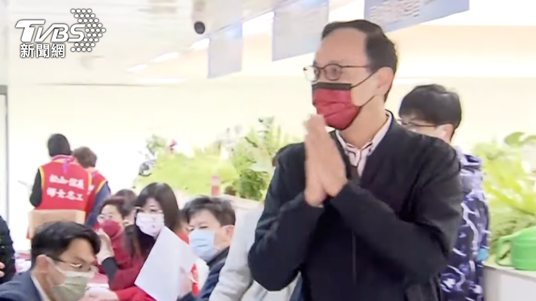 國民黨主席朱立倫。(圖/TVBS)