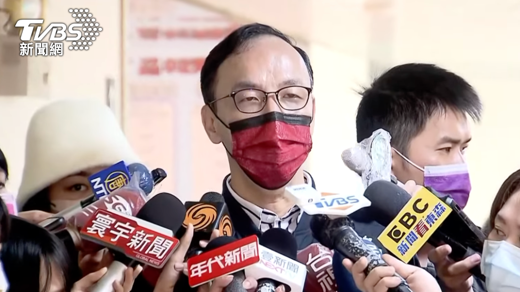國民黨主席朱立倫。(圖/TVBS)