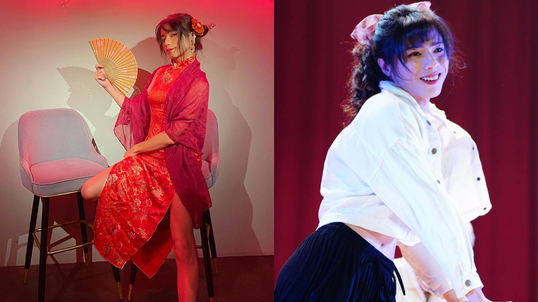 塗同學其他女裝照。（圖／翻攝自臉書）