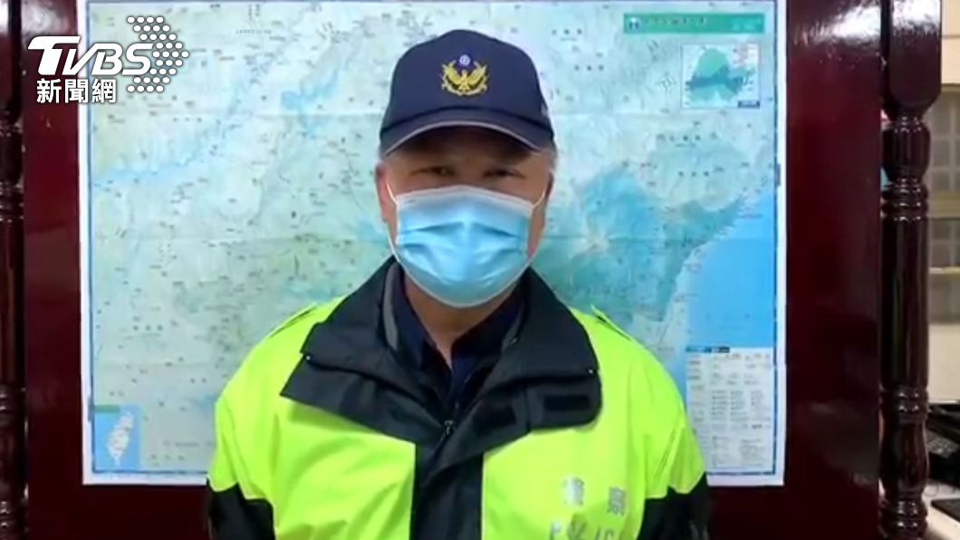新城分局合歡派出所長林福長說明案情。（圖／TVBS）