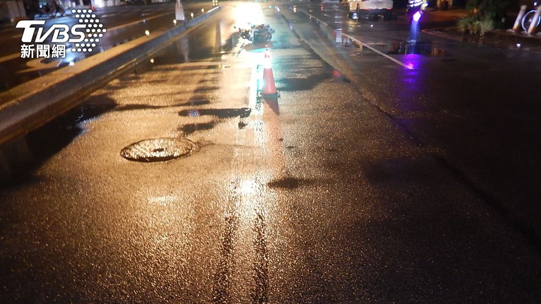 台中男冒雨騎車,路途中發生車禍,送醫後傷重不治。(圖/警方提供)