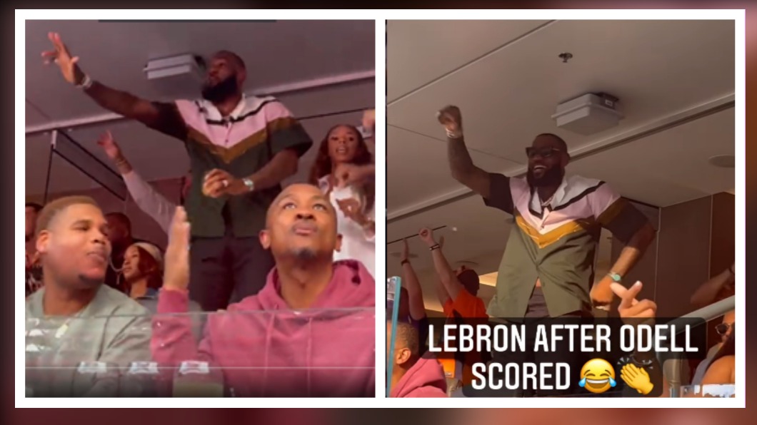 NBA球星詹姆斯現身超級盃 明星好友達陣興奮熱舞畫面曝光