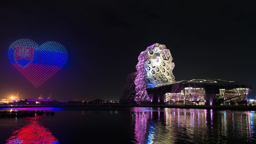 斯洛伐克國旗照亮台灣夜空　受當地媒體重視