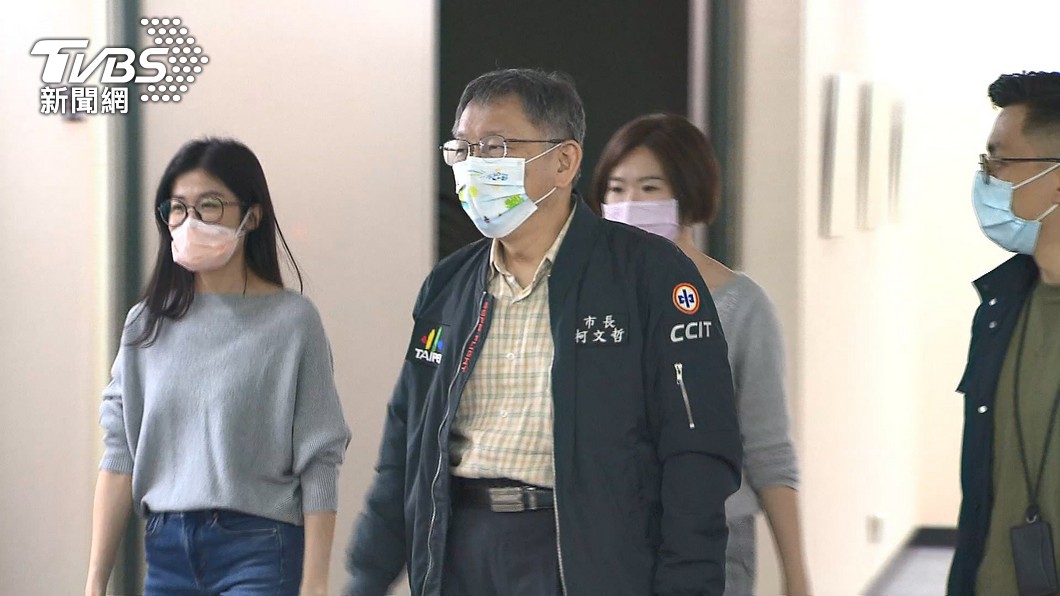 柯文哲得知兒子被詐騙後表示兒子的錢應該追不回來了。(圖/TVBS資料畫面)