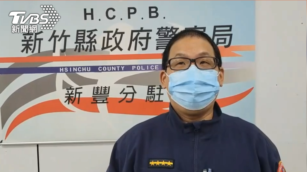 新豐分駐所副所長曾建僑說明案情。(圖/TVBS)