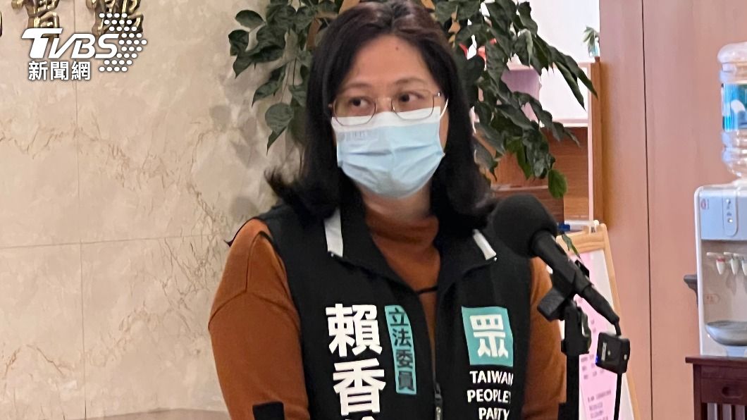 賴香伶指出,能跟謝立功一起競逐,覺得非常榮幸,但「也非我莫屬」,展現強烈信心。(圖/TVBS)