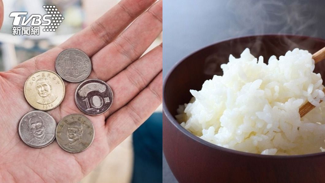 一般小吃店一碗白飯50元以內。（示意圖／shutterstock 達志影像）