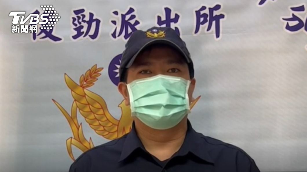 警方到場之後，根據人證及物證，將林男逮捕歸案。(圖／TVBS)
