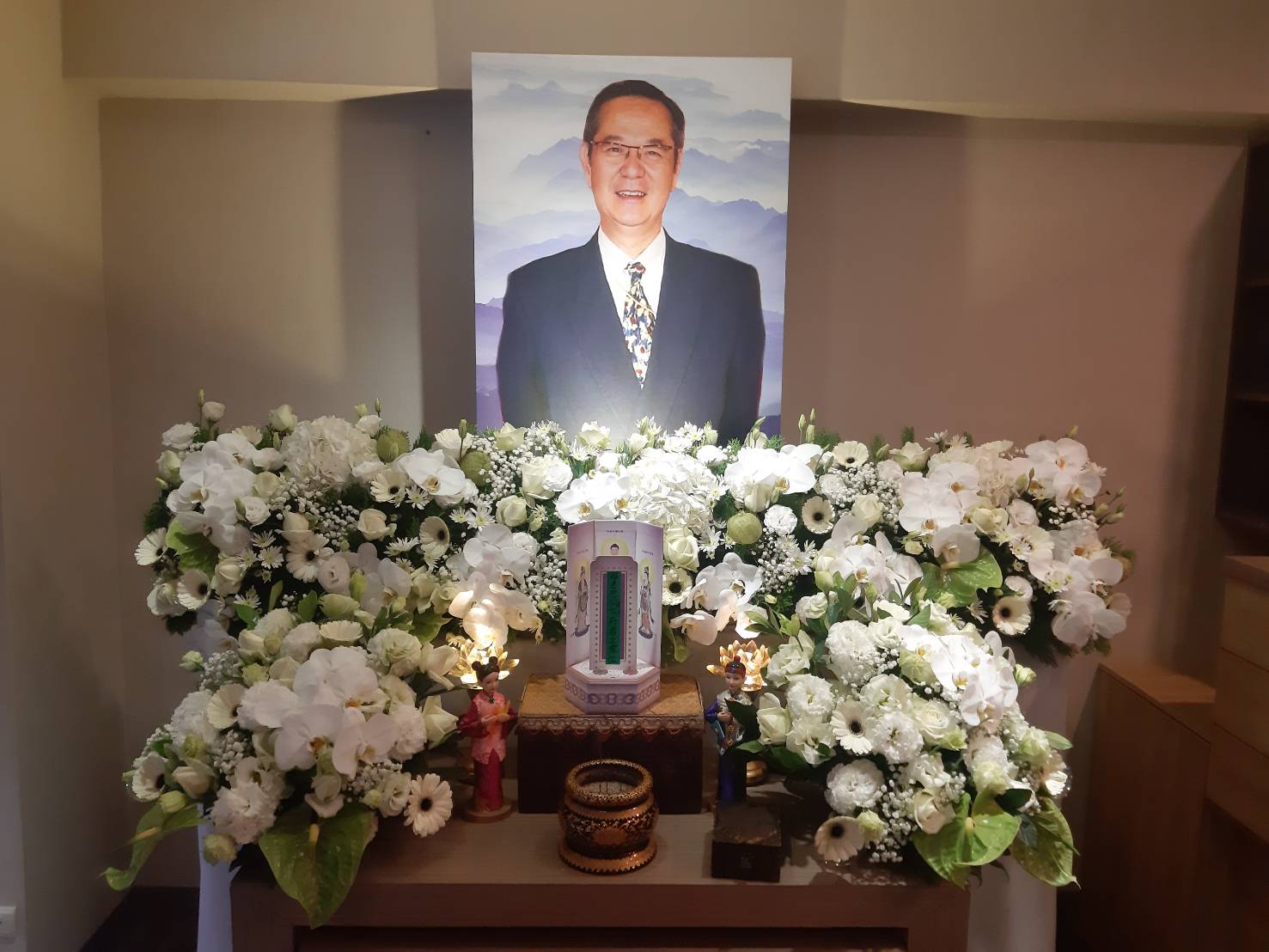 巴戈的靈堂照曝光。（圖／優質生命協會提供）
