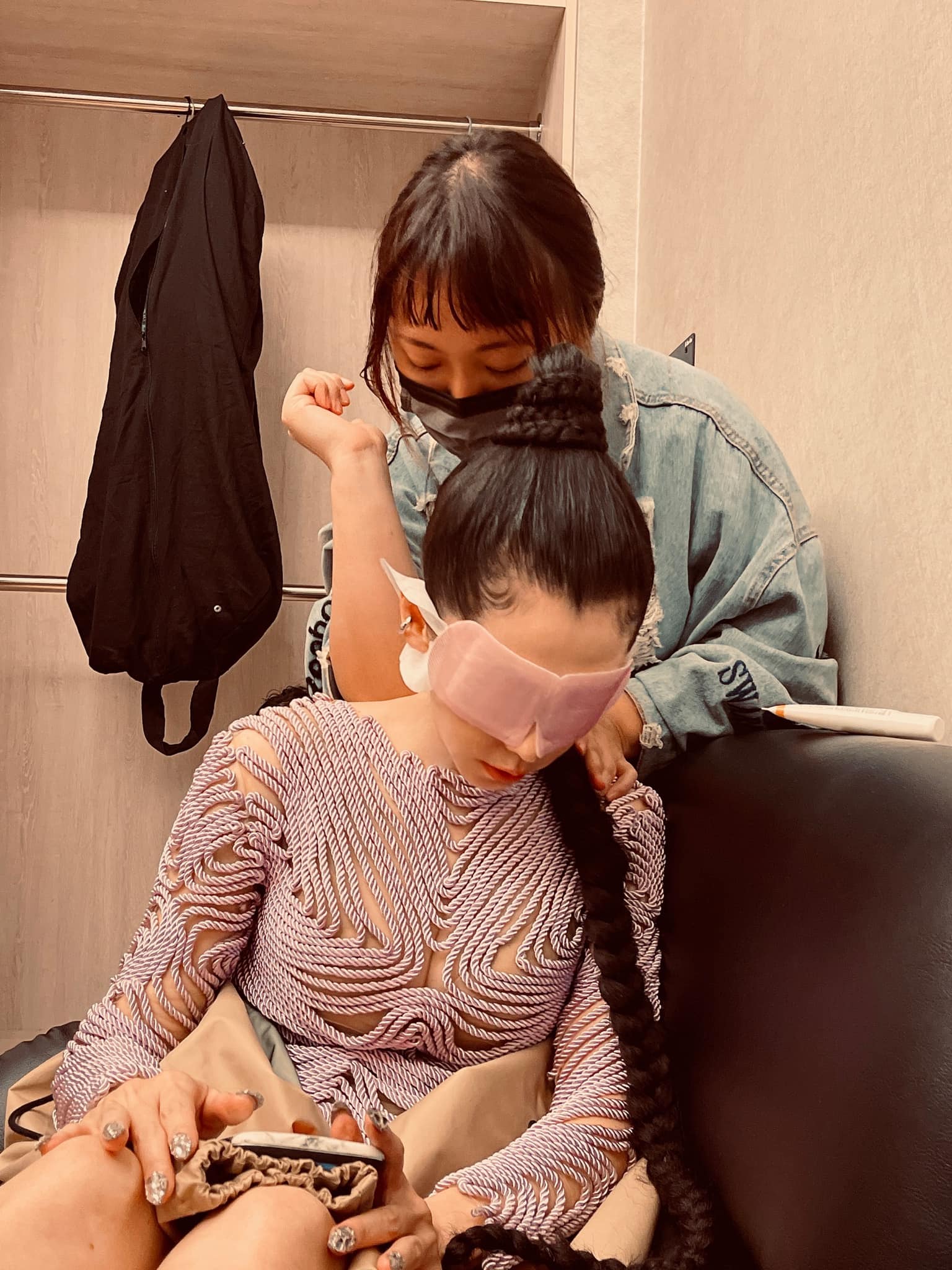 徐若瑄疲憊不堪。（圖／翻攝自徐若瑄Facebook）