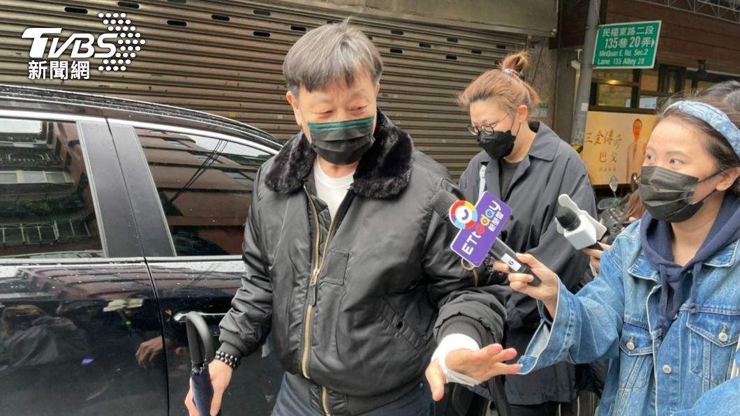 寇世勳面對媒體的提問,低調表示不願多談。(圖/謝佩樺攝)