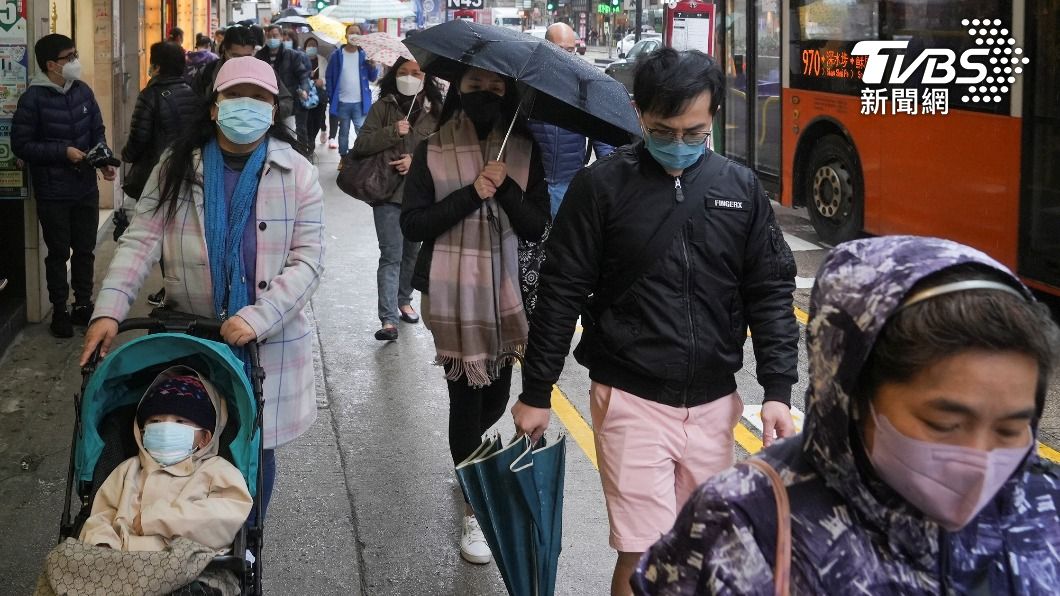 香港疫情嚴峻。(圖/達志影像路透社)