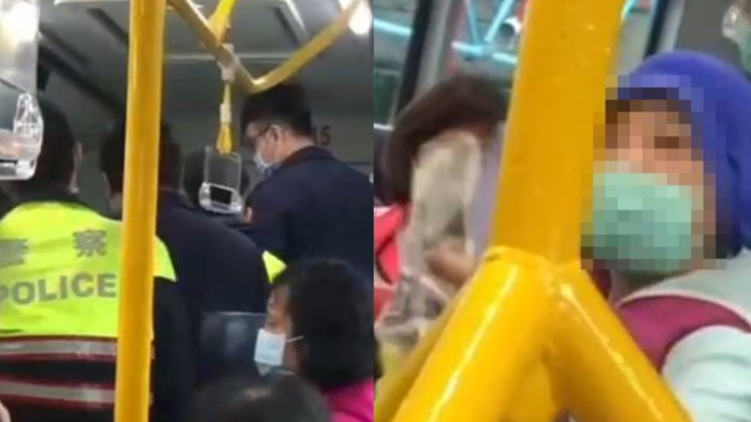 婦人被依社維法移送。（圖／翻攝自記者爆料網）