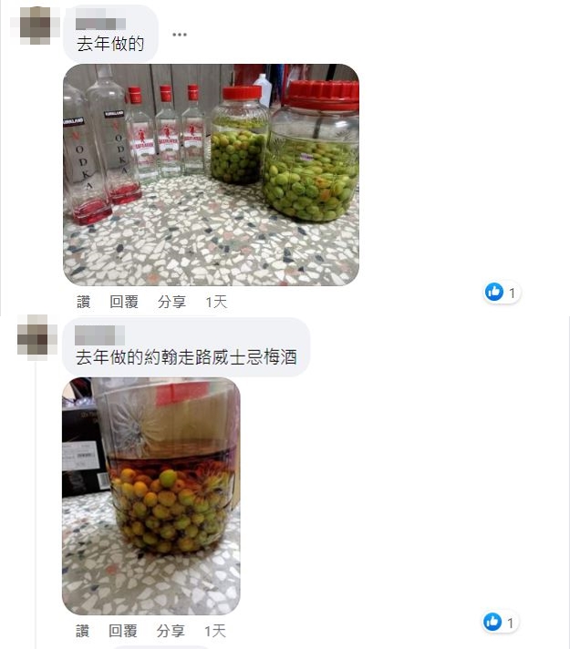 不少網友分享自製梅酒。（圖／翻攝自Costco好市多 商品經驗老實說臉書）