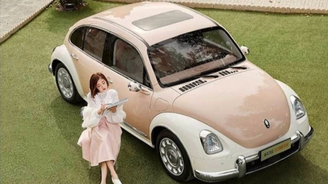長城汽車的電動子品牌 Ora 新車,明顯受到福斯金龜車的啟發。(圖/翻攝自長城汽車官網)