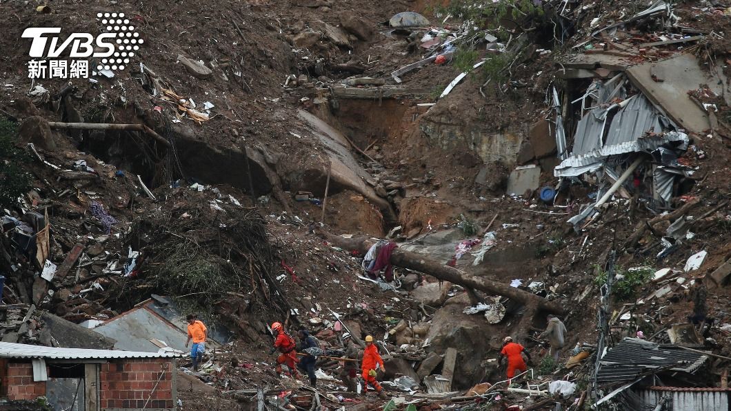巴西里約山城暴雨引發土石流 釀180死、近千人失家園