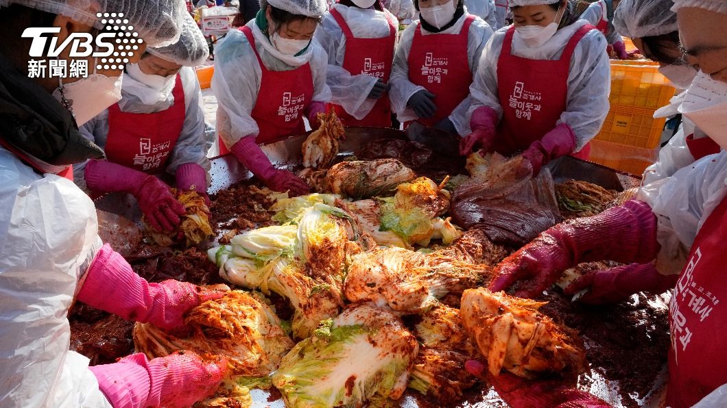 韓國辛奇的製作方式和四川泡菜不同。(圖/達志影像美聯社)