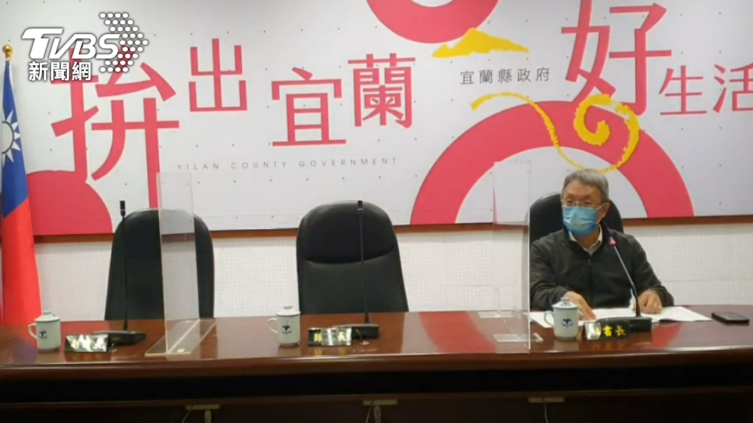 縣長官邸今(22)早再被搜索,林姿妙臨時缺席縣務會議。(圖/TVBS)