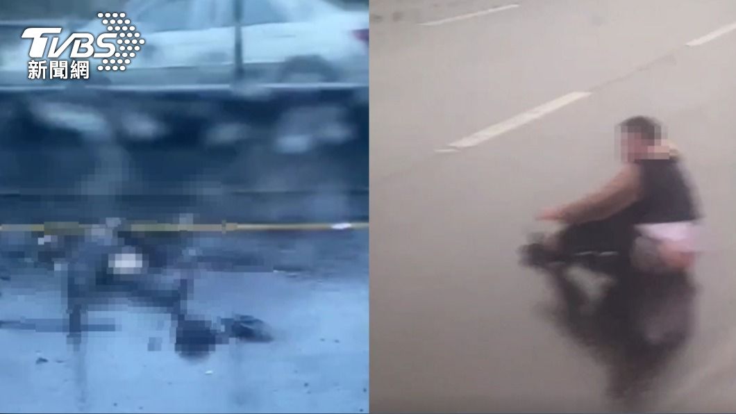 車內2人皆被甩出車外。(圖/民眾提供)