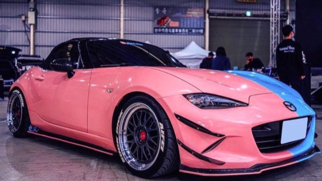 艾妃的MX-5首次在公開展覽中亮相。(圖/艾妃提供)