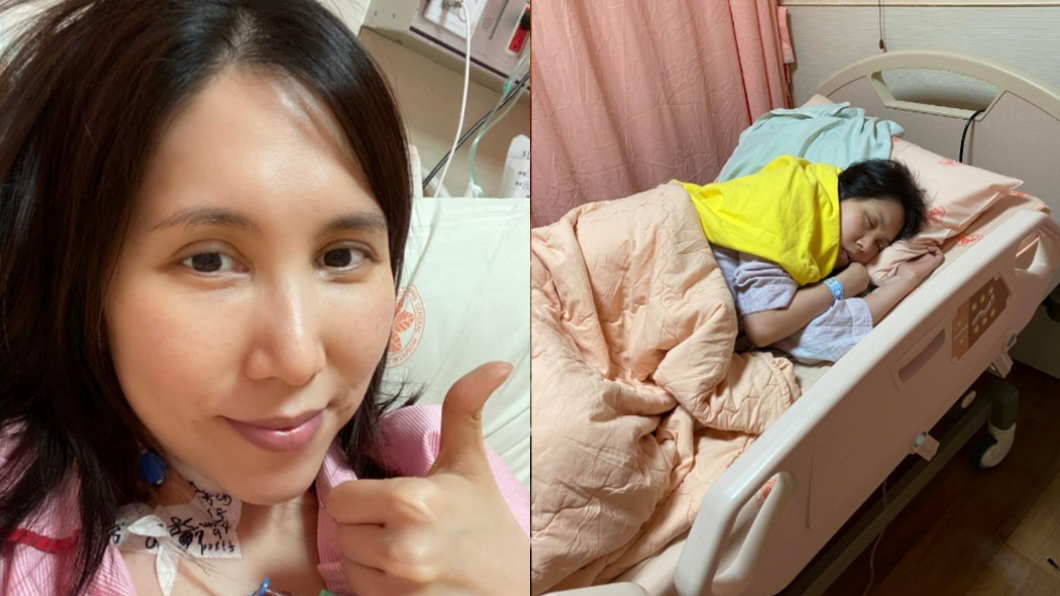 余苑綺深受癌症折磨,經歷70次化療後目前在家休養。(圖/翻攝自余苑綺臉書)