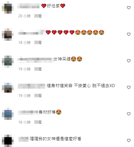 許多網友看了紛紛留言「身材爆好」。（圖／翻攝自林采緹IG）