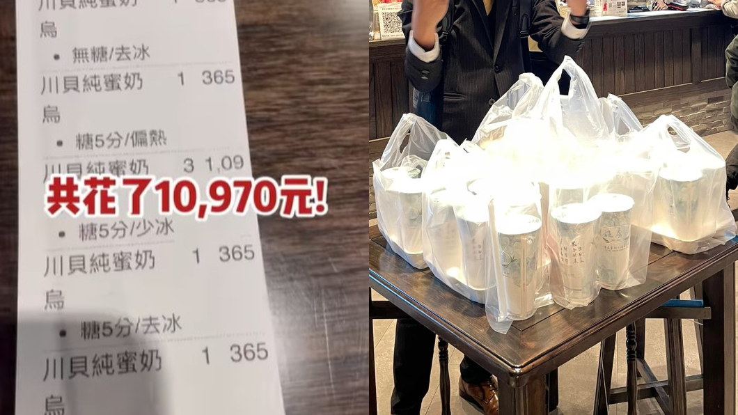 1杯手搖3百!協理「豪砸萬元」請同事:盤子非人人能當