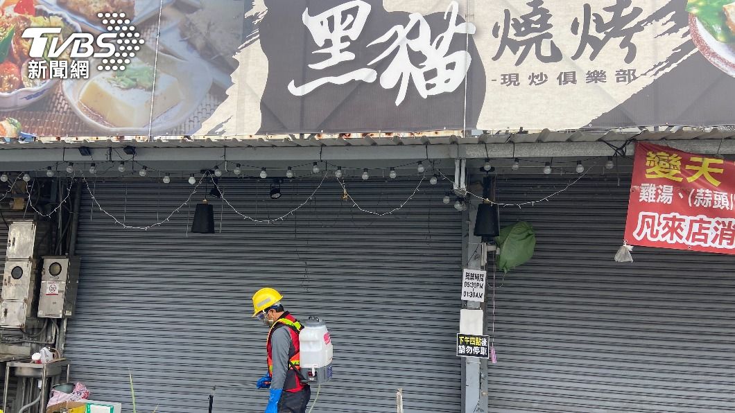 台中市府針對確診足跡進行清消。（圖／台中市府提供）