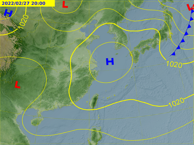 近期將有3波冷空氣。(圖/翻攝自氣象局官網)