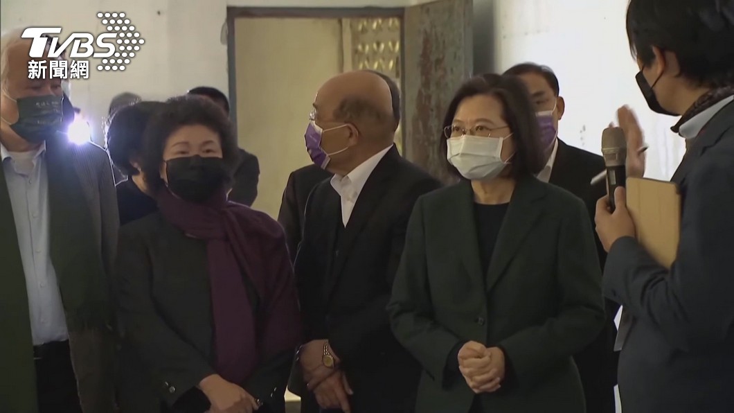 參訪關押政治犯不義遺址 蔡英文:轉型正義腳步絕不停止