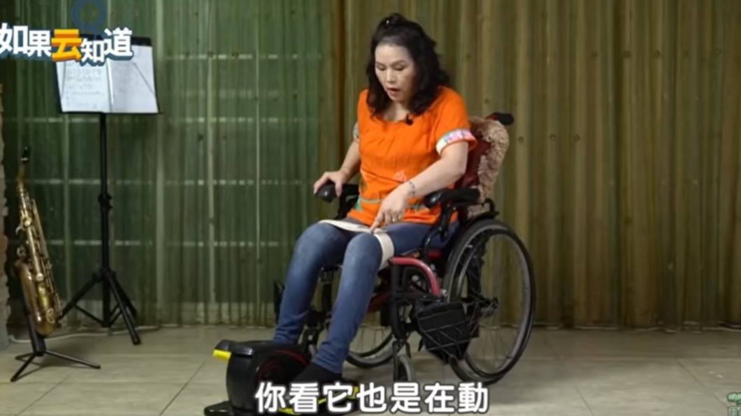 李珮菁癱瘓42年。(圖/TVBS《健康2.0》)