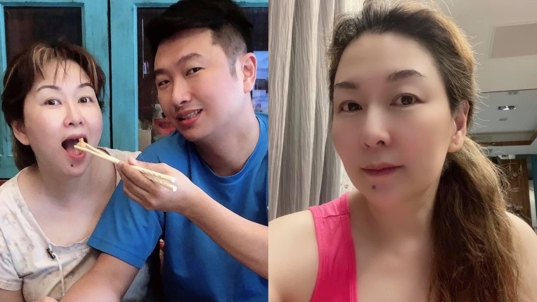 張秀卿過去曾胖到78公斤，老公是她減肥路上組愛。（圖／翻攝自張秀卿臉書）