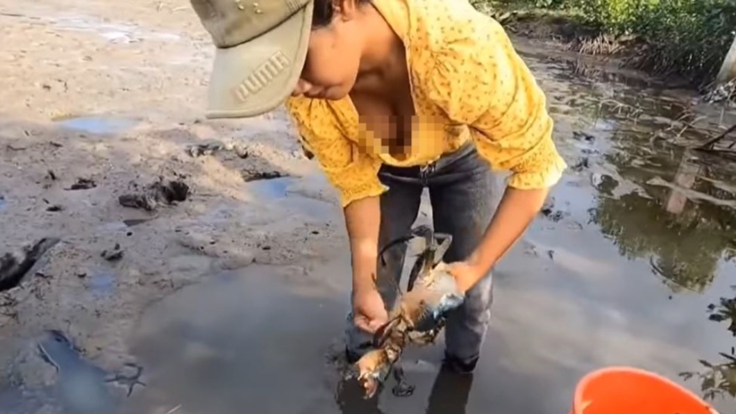 車頭燈直接亮出來。(圖/翻攝自TikTok)