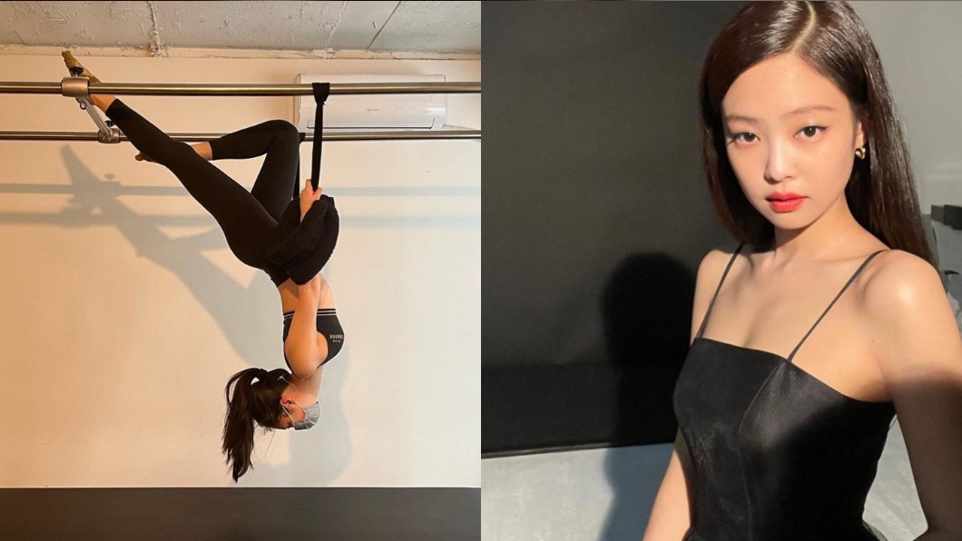 Blackpink的Jennie平時也會做運動保持身材。(圖/翻攝自jennierubyjane IG)