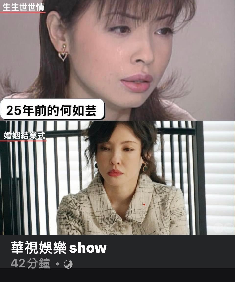 何如芸分享對比照。(圖/翻攝自何如芸Facebook)