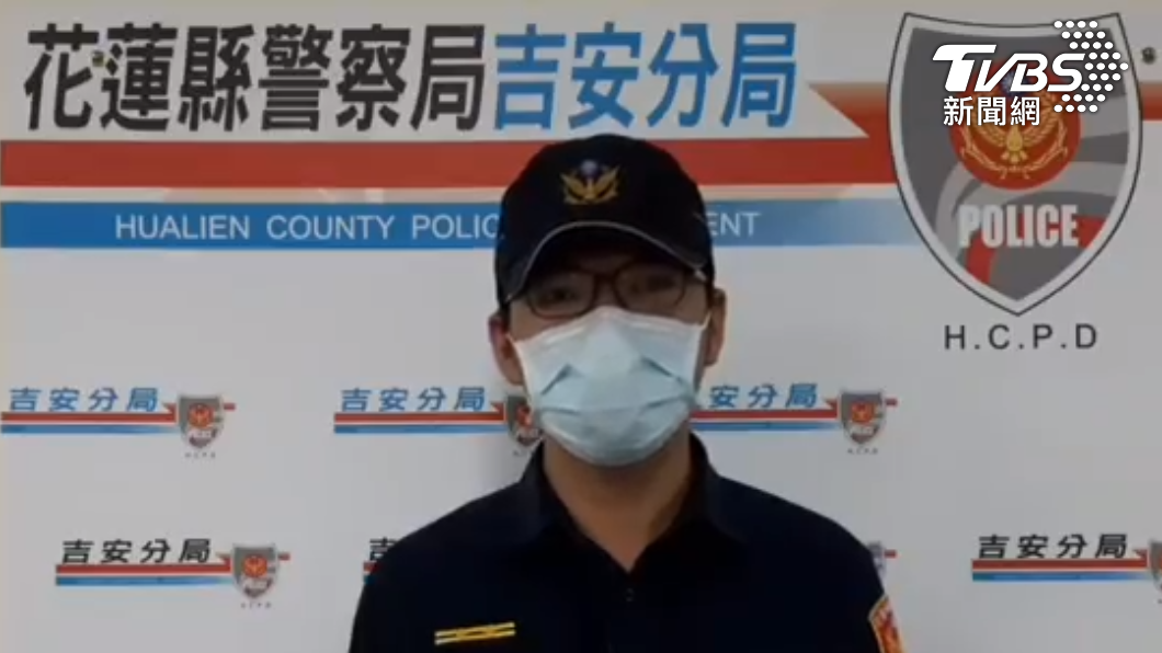 吉安派出所長江品軒說明案情。(圖/警方提供)