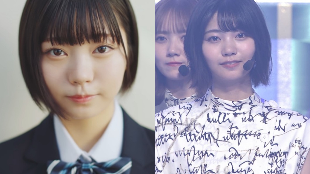 中西Aruno被封為史上最快晉升C位的女偶像。（圖／翻攝自推特、乃木坂配信中YT）