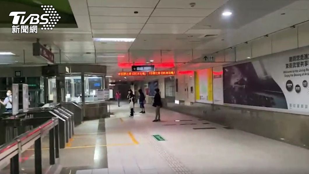 捷運停電。(圖/TVBS)