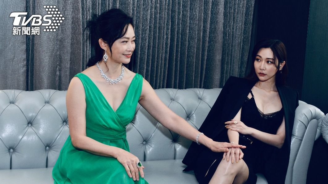 劉瑞琪(圖左)、曾莞婷首次合作默契滿分。(圖/許方正攝)