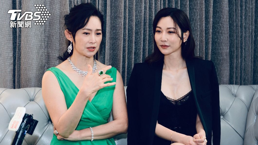 劉瑞琪(圖左)大讚曾莞婷演技。(圖/許方正攝)