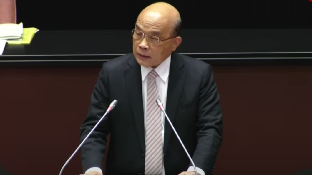 蘇貞昌施政報告　咎責台電絕不護短