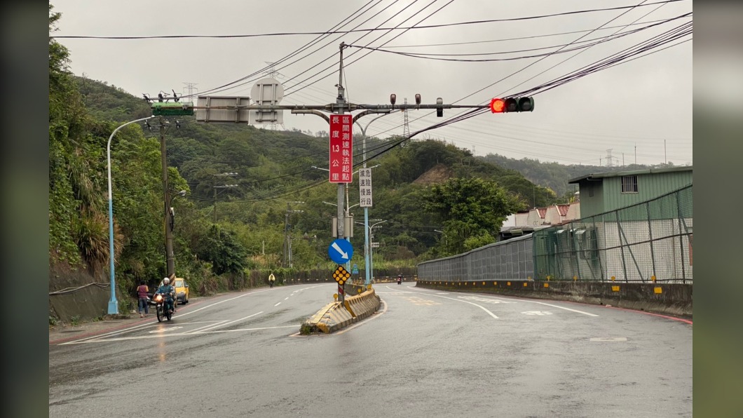 桃園區間測速路段萬壽路(圖/桃園交通局提供)