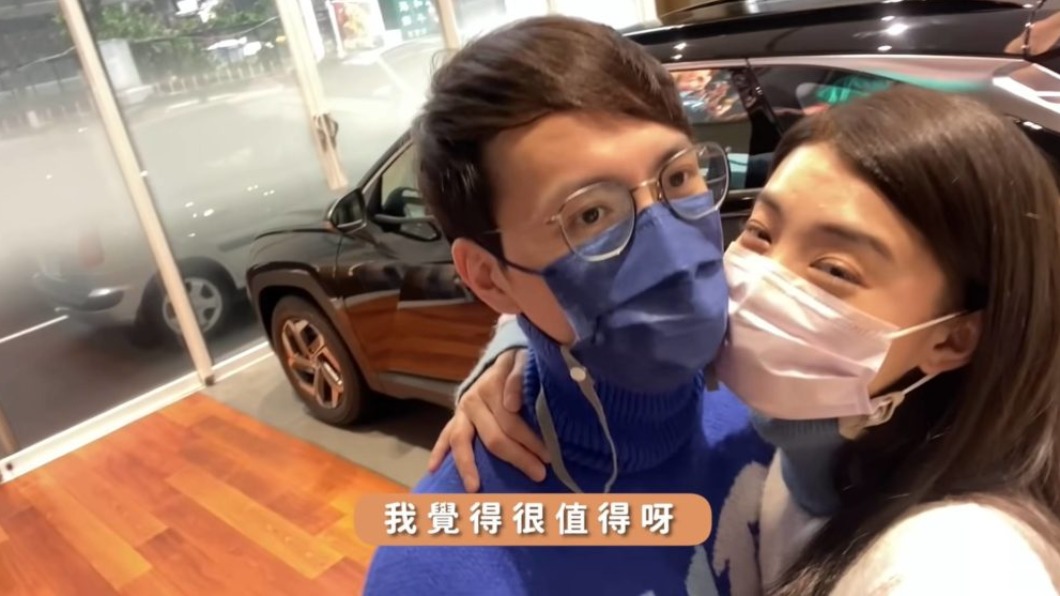夏如芝希望新車Tucson L車牌可以選到跟前一台HR-V一樣的數字。(圖片來源/Youtube影片)