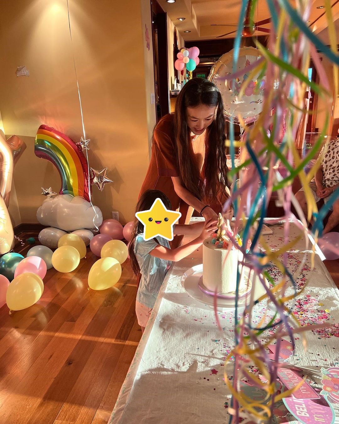 秦舒培曬出女兒5歲生日派對照片。(圖/翻攝自秦舒培IG)