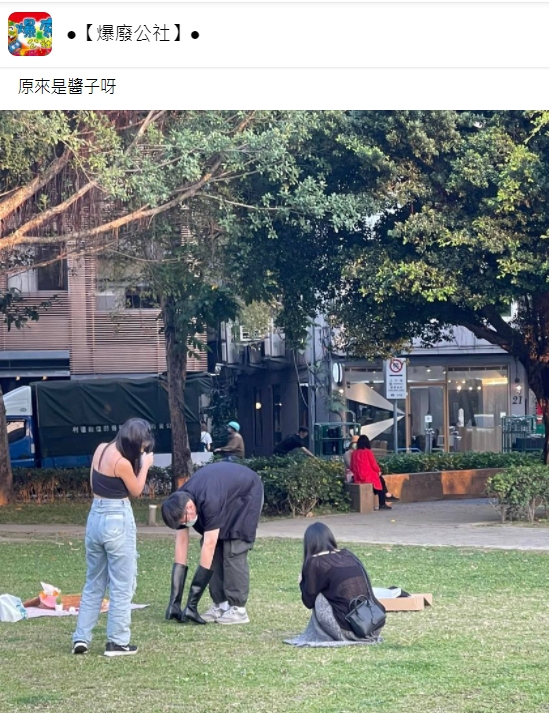 網友分享照片幕後真相。(圖/翻攝自爆廢公社)